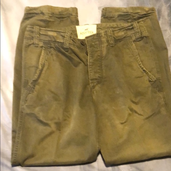 🔴 NWOT!  Guys Dark Olive Green button fly pants - Picture 4 of 7
